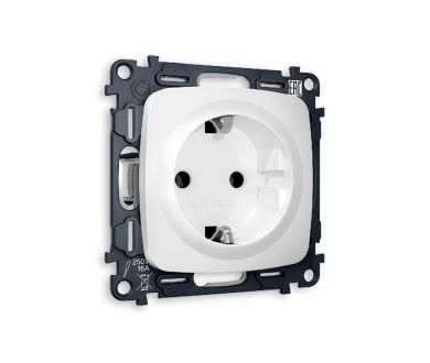 Купить Комплект механизма розетки с/з на винтовых зажимах Ambrella Volt Omega MO126010 Комплект механизма розетки с/з на винтовых зажимах Ambrella Volt Omega MO126010