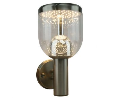 Купить Уличный настенный светодиодный светильник Arte Lamp Inchino A8163AL-1SS Уличный настенный светодиодный светильник Arte Lamp Inchino A8163AL-1SS