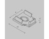 Заглушки для шинопровода Maytoni Exility TRAM034EC-42W
