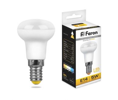 Купить Лампа светодиодная Feron E14 5W 2700K Груша Матовая LB-439 25516 Лампа светодиодная Feron E14 5W 2700K Груша Матовая LB-439 25516