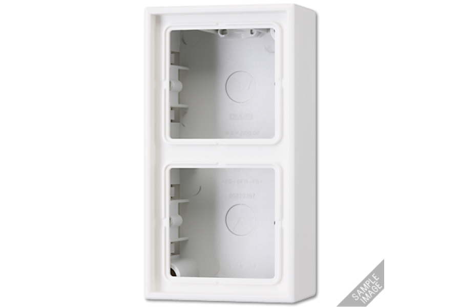Коробка двухместная Jung LS582AW