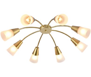 Купить Потолочная люстра Escada Aquilegia 1100/8P Gold Потолочная люстра Escada Aquilegia 1100/8P Gold