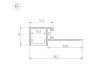 Профиль Arlight FANTOM-BENT-W12-TOP-EDGE-2000 ANOD 040328