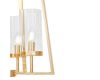 Подвесная люстра Lumina Deco LDP 1247-4 F.GD