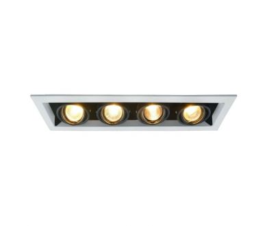 Купить Встраиваемый светильник Arte Lamp Cardani A5941PL-4WH Встраиваемый светильник Arte Lamp Cardani A5941PL-4WH