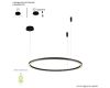 Подвесная люстра Crystal Lux FORTUNA SP88W LED BLACK
