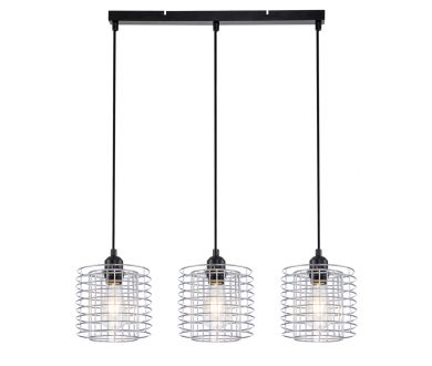 Купить Подвесной светильник Escada Grid 10190/3S Chrome Подвесной светильник Escada Grid 10190/3S Chrome