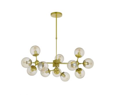 Купить Подвесная люстра Lumina Deco Zodiak LDP 160-12 GD Подвесная люстра Lumina Deco Zodiak LDP 160-12 GD