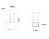 Уличный настенный светильник Arte Lamp Carcassa A4666AL-1BK