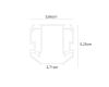 Профиль для накладного магнитного шинопровода Arte Lamp LINEA-ACCESSORIES A620205