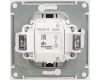 Кнопка нажимная сх.1, 10AX Systeme Electric Glossa Антрацит GSL000715