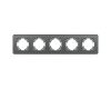 Рамка на 5 постов стеклянная Arlight FRM-OMALI-GS-5-GR 049706