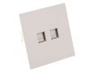 Розетка компьютерная 2-местная RJ-45 (механизм) Stekker Мия RST00-3111-08 50481