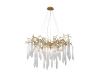 Подвесная люстра Crystal Lux Reina REINA SP8 D1000 GOLD PEARL