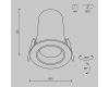 Встраиваемый спот Maytoni Technical Focus Led DL125-L12-4K-W