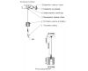 Подвесной светильник Crystal Lux BOX SP1 CHROME/TRANSPARENT