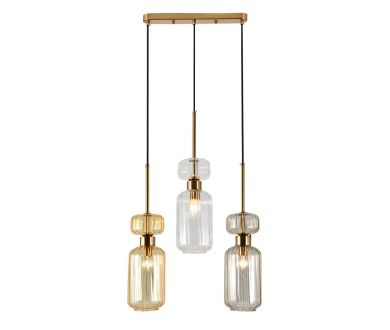 Купить Подвесной светильник Escada Gloss 1141/3S BG/CL/AM Подвесной светильник Escada Gloss 1141/3S BG/CL/AM