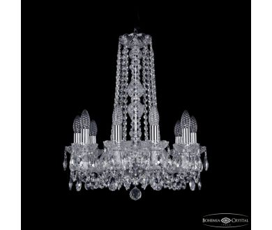 Купить Подвесная люстра Bohemia Ivele Crystal 1402/10/160/h-59 Ni Подвесная люстра Bohemia Ivele Crystal 1402/10/160/h-59 Ni