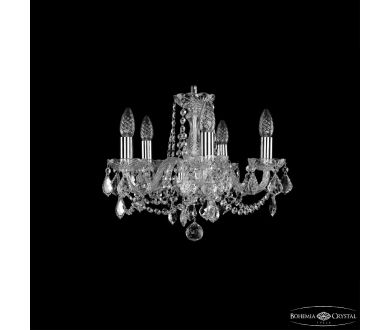 Купить Подвесная люстра Bohemia Ivele Crystal 1402/5/141 Ni Leafs Подвесная люстра Bohemia Ivele Crystal 1402/5/141 Ni Leafs