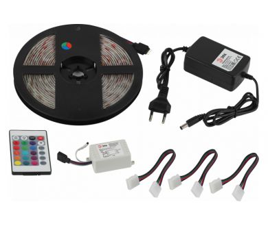 Купить Светодиодная влагозащищенная лента ЭРА 14,4W/m 60LED/m 5050SMD RGB 5M 5050kit-14,4-60-12-IP65-RGB-5m Б0043070 Светодиодная влагозащищенная лента ЭРА 14,4W/m 60LED/m 5050SMD RGB 5M 5050kit-14,4-60-12-IP65-RGB-5m Б0043070
