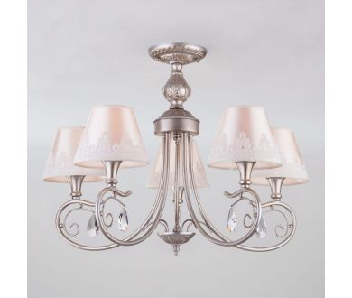 Купить Потолочная люстра Eurosvet Incanto 60069/5 серебро Потолочная люстра Eurosvet Incanto 60069/5 серебро