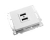 Розетка USB 2-местная Stekker Катрин 39686