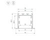 Алюминиевый профиль Arlight LINIA49-F-S-2000 ANOD 041650