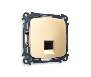 Купить Комплект механизма телефонной розетки RJ-11(4P4C) со шторкой Ambrella Volt Omega MO612030 Комплект механизма телефонной розетки RJ-11(4P4C) со шторкой Ambrella Volt Omega MO612030