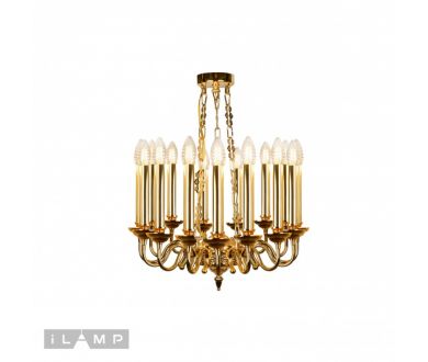 Купить Подвесная люстра iLamp Louvre MD8551-15 GD Подвесная люстра iLamp Louvre MD8551-15 GD