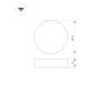 Накладной светильник Arlight IM-RONDO-EMERGENCY-3H-R210-20W Warm3000 (WH, 120 deg, 230V) 039652