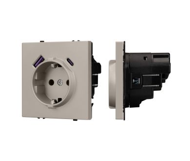 Купить Механизм розетки с USB зарядкой Arlight SCT-NOBE-MUAC-SFPL-CA (230V, 16A) 059444 Механизм розетки с USB зарядкой Arlight SCT-NOBE-MUAC-SFPL-CA (230V, 16A) 059444