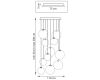 Каскадная люстра Lightstar Sferetta 801169