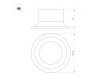 Встраиваемый светильник Arlight MS-BREEZE-BUILT-R104-12W Warm3000 (BK, 85 deg, 230V) 036621