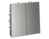 Выключатель с самовозвратом двухклавишный Voltum S70 VLS020605 (сталь)