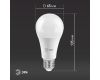 Лампа светодиодная Эра E27 25W 4000K LED A65-25W-840-E27 Б0035335