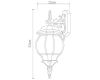 Уличный настенный светильник Arte Lamp Atlanta A1042AL-1BN