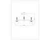 Люстра на штанге Arte Lamp Waverley A4102PL-5PB