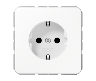 Купить Розетка штепсельная Schuko Jung CD1520BFWW Розетка штепсельная Schuko Jung CD1520BFWW