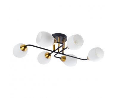 Купить Потолочная люстра Arte Lamp Andrea A8141PL-6BK Потолочная люстра Arte Lamp Andrea A8141PL-6BK