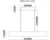 Подвесной светильник Wertmark Edda WE514.01.703