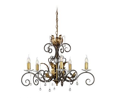 Купить Подвесная люстра Elstead Lighting Amarilli AML5-BRONZE Подвесная люстра Elstead Lighting Amarilli AML5-BRONZE