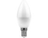 Лампа светодиодная Feron E14 7W 6400K Прямосторонняя Матовая LB-433 25986