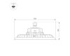 Подвесной светильник Arlight SP-ARIVA-DIM-R260-100W White5000 (BK, 90 deg, 230V, 0-10V) 052864