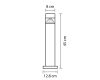 Уличный светодиодный светильник Lightstar Raggio 377907
