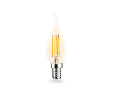 Купить Филаментная светодиодная лампа Ambrella Light Bulbing E14 15W 2700K свеча на ветру 351523 Филаментная светодиодная лампа Ambrella Light Bulbing E14 15W 2700K свеча на ветру 351523