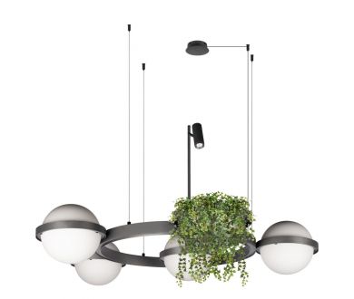 Купить Подвесная люстра Loft IT Jardin 10121/4 Dark grey Подвесная люстра Loft IT Jardin 10121/4 Dark grey