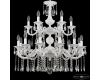 Подвесная люстра Bohemia Ivele Crystal AL78101/12+6/250/2D A WG