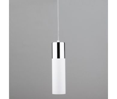 Купить Подвесной светильник Eurosvet Double Topper 50135/1 LED хром/белый Подвесной светильник Eurosvet Double Topper 50135/1 LED хром/белый