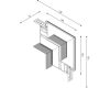 Коннектор угловой внутренний Lumker SY-LINK-INT-T2-WH 013617