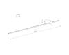Настенный светильник Nowodvorski Saber Led Silk Olive L White 11590